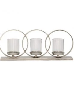 Grayson Lane 3-Candle Silver Hurricane Candle Holder -GRAYSON LANE shop 330859766 AlternateImage5 l