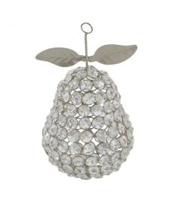 Grayson Lane Silver Metal Fruit Sculptures - Set of 2 -GRAYSON LANE shop 330859776 AlternateImage3 l