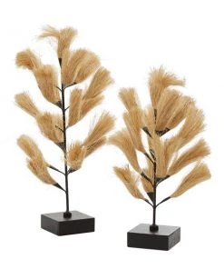 Grayson Lane Natural Brown Wood Abstract Sculpture