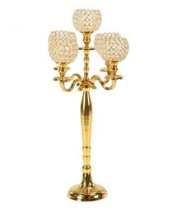 Grayson Lane 5-Candle Aluminum Candelabra Candle Holder -GRAYSON LANE shop 330859792 AlternateImage5 l