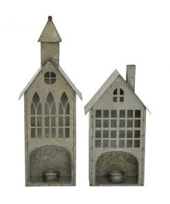 Grayson Lane Metal Votive Candle Holder - Set of 2