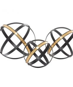 Grayson Lane Black Metal Sculptures - Set of 3