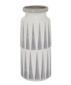 Grayson Lane Traditional Grey Ceramic Vase