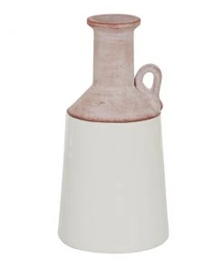 Grayson Lane Farmhouse White Ceramic Vase