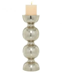 Grayson Lane Iron Pillar Candle Holder