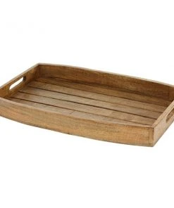Grayson Lane Brown Rustic Mango Wood Trays - Set of 3 -GRAYSON LANE shop 330859833 AlternateImage4 l