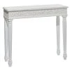 Grayson Lane White Farmhouse Console Table