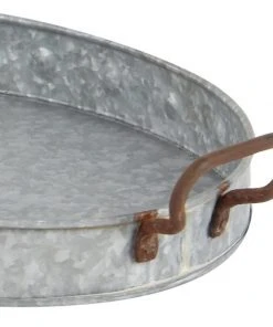 Grayson Lane Grey Metal Trays - Set of 3 -GRAYSON LANE shop 330859848 AlternateImage2 l