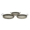 Grayson Lane Grey Metal Trays - Set of 3
