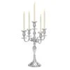 Grayson Lane 5-Candle Silver Aluminum Candelabra Candle Holder