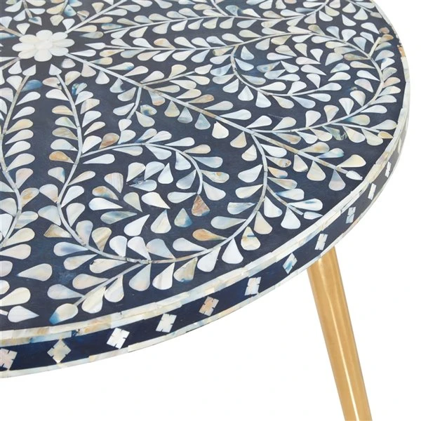 Grayson Lane White and Black Wood Coffee Table 3 Grayson Lane White and Black Wood Coffee Table - Image 3