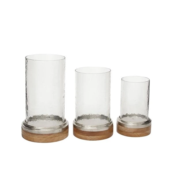 330859856_AlternateImage5_l.jpg Grayson Lane 1-Candle Glass Hurricane Candle Holder - Set of 3 -GRAYSON LANE shop 330859856 AlternateImage5 l