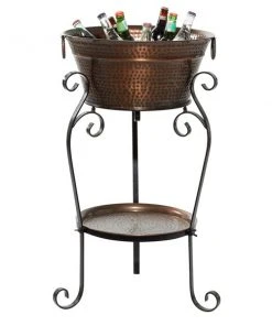 Grayson Lane Copper Wine Holder Bucket