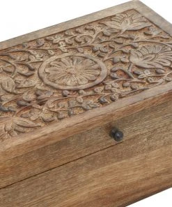 Grayson Lane Rustic Brown Mango Wood Boxes - Set of 3 -GRAYSON LANE shop 330859861 AlternateImage2 l