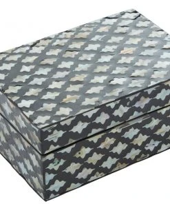 Grayson Lane Black Mother of Pearl Boxes - Set of 2 -GRAYSON LANE shop 330859881 AlternateImage3 l