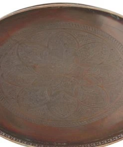 Grayson Lane Traditional Brown Metal Trays - Set of 2 -GRAYSON LANE shop 330859884 AlternateImage2 l