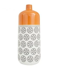 Grayson Lane White and Orange Stoneware Vase -GRAYSON LANE shop 330859894 AlternateImage4 l