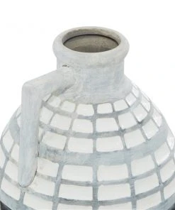 Grayson Lane Grey Ceramic Vases - Set of 2 -GRAYSON LANE shop 330859901 AlternateImage2 l