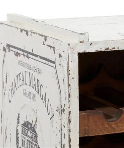 Grayson Lane 12.85-in x 16.35-in White Wood Wine rack 8 Grayson Lane 12.85-in x 16.35-in White Wood Wine rack -GRAYSON LANE shop 330859903 AlternateImage3 l