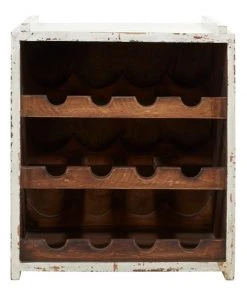 Grayson Lane 12.85-in x 16.35-in White Wood Wine rack 9 Grayson Lane 12.85-in x 16.35-in White Wood Wine rack -GRAYSON LANE shop 330859903 AlternateImage4 l