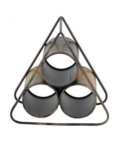 Grayson Lane 6-in x 10-in Black Metal Wine rack -GRAYSON LANE shop 330859909 AlternateImage4 l