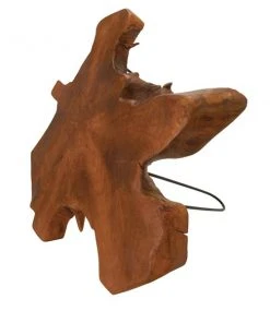 Grayson Lane Brown Teak Wood and Metal Coffee Table -GRAYSON LANE shop 330859919 AlternateImage5 l