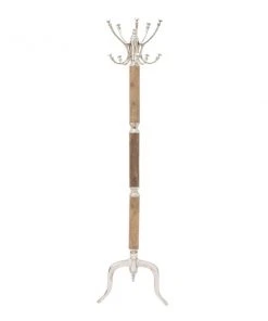 Grayson Lane Silver and Brown 5-hook Coat Stand