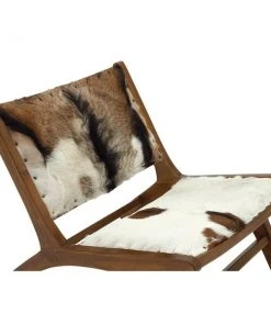 Grayson Lane Rustic Brown Genuine Leather Accent Chair -GRAYSON LANE shop 330859931 AlternateImage4 l