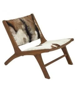 Grayson Lane Rustic Brown Genuine Leather Accent Chair -GRAYSON LANE shop 330859931 AlternateImage5 l