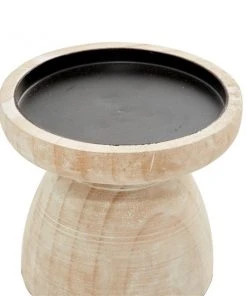 Grayson Lane Set of 3 Wooden Pillar Candle Holder -GRAYSON LANE shop 330859935 AlternateImage3 l