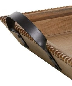 Grayson Lane Coastal Brown Wood Trays - Set of 3 -GRAYSON LANE shop 330859937 AlternateImage2 l