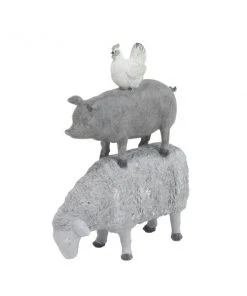 Grayson Lane Grey Polystone Stacking Animals Sculpture -GRAYSON LANE shop 330859959 AlternateImage4 l