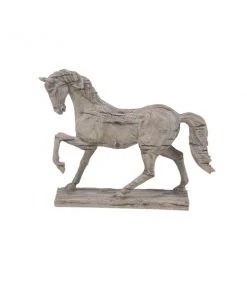 Grayson Lane Beige Polystone Horse