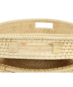 Grayson Lane Boho Light Brown Wood Trays - Set of 2 -GRAYSON LANE shop 330859961 AlternateImage3 l