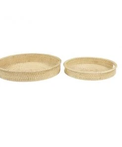Grayson Lane Boho Light Brown Wood Trays - Set of 2 -GRAYSON LANE shop 330859961 AlternateImage4 l