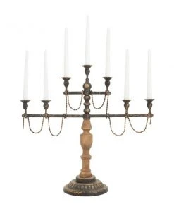 Grayson Lane 7-Candle Metal Candelabra Candle Holder