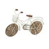 Grayson Lane White Metal Bicycle Sculpture