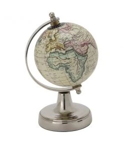 Grayson Lane Cream Aluminum Globe