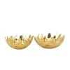 Grayson Lane Gold Aluminum Decorative Bowls - Set of 2