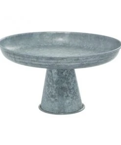 Grayson Lane Farmhouse Grey Iron Cake Stand