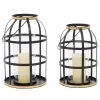 Grayson Lane Metal Lantern Candle Holder - Set of 2