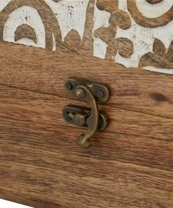 Grayson Lane Country Cottage Brown Mango Wood Boxes - Set of 3 -GRAYSON LANE shop 330859998 AlternateImage2 l