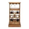 Grayson Lane 11-in x 44-in Brown Wood Wine rack