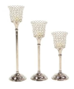 Grayson Lane Metal Votive Candle Holder - Set of 3