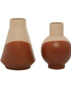 Grayson Lane Tan Ceramic Vases - Set of 2 -GRAYSON LANE shop 330860029 AlternateImage4 l