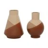 Grayson Lane Tan Ceramic Vases - Set of 2