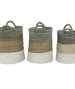Grayson Lane Sea Grass Storage Baskets - Set of 3 9 Grayson Lane Sea Grass Storage Baskets - Set of 3 -GRAYSON LANE shop 330860032 AlternateImage5 l