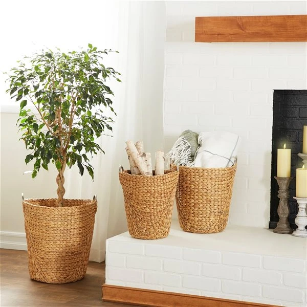 Grayson Lane Tan Sea Grass Storage Baskets - Set of 3 2 Grayson Lane Tan Sea Grass Storage Baskets - Set of 3 - Image 2