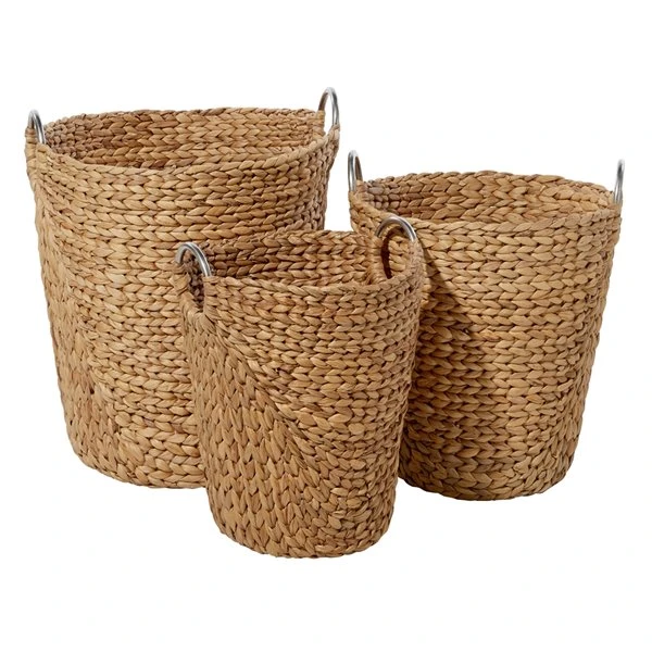 Grayson Lane Tan Sea Grass Storage Baskets - Set of 3 1 Grayson Lane Tan Sea Grass Storage Baskets - Set of 3