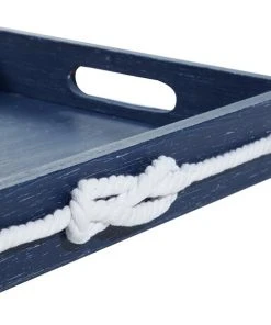 Grayson Lane Blue Wood Trays - Set of 2 7 Grayson Lane Blue Wood Trays - Set of 2 -GRAYSON LANE shop 330860063 AlternateImage2 l